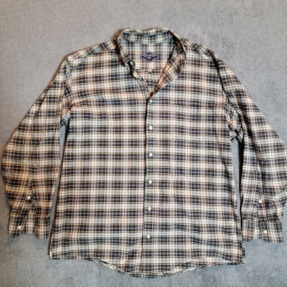 Bills Khakis Mens Long-Sleeve Cotton Flannel Button Down Shirt - X Large